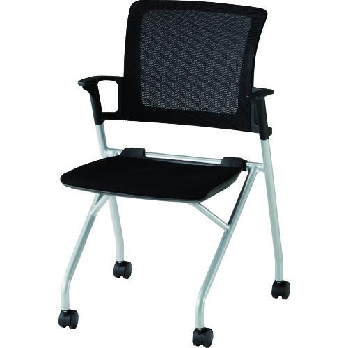 ＴＲＵＳＣＯ コンパクトミーティングチェア　ブラック/CMCBK ブラック