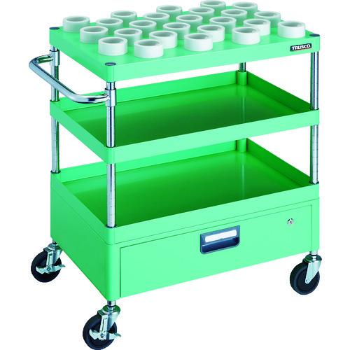 TRUSCO フェニックスワゴン　　750X500　1段引出付　HSK63A　YG色/PEW-TL972EV-YG