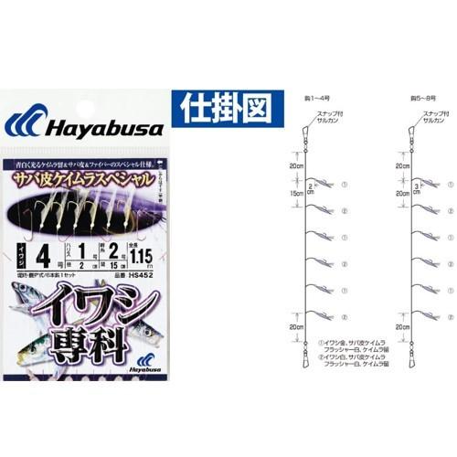 ハヤブサ イワシ専科サバ皮/HS452 3号｜dcmonline