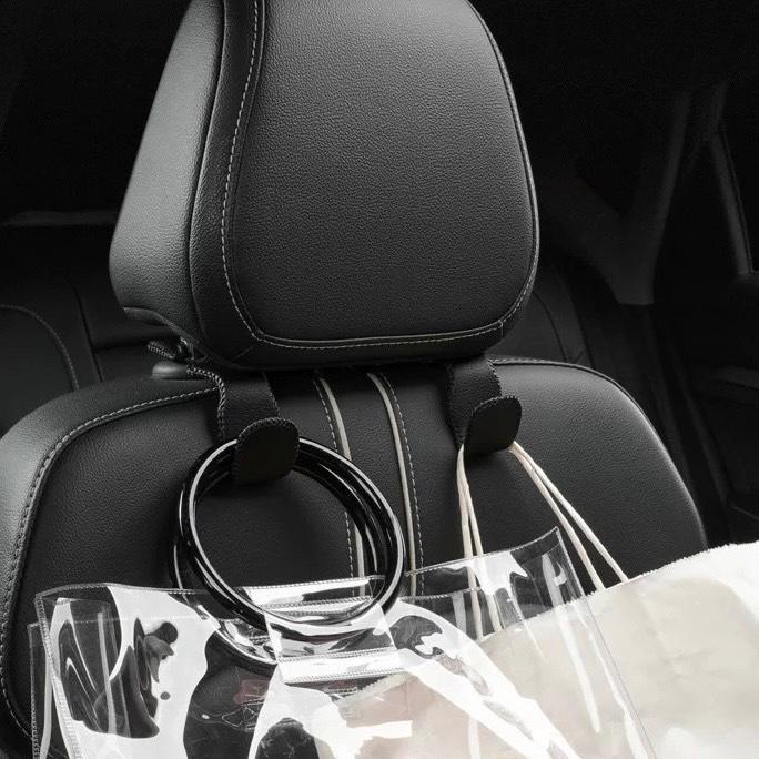 車用 荷物フック レザー シートフック ホルダー 収納 ヘッドレスト 取付簡単 ゴミ袋 コンビニフック インテリア 内装 革 349headresthook D Connection 通販 Yahoo ショッピング