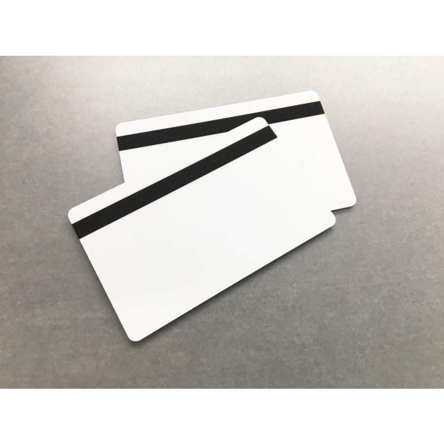 JIS2 磁気ストライプ付きプラスチックカード 白無地 0.76mm厚 ISO規格