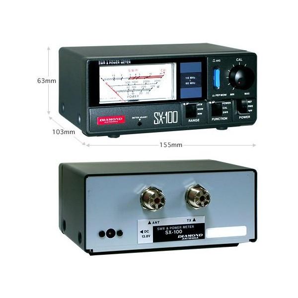 SX-100 ダイヤモンド 通過形SWR・パワー計 1.6〜60MHz | 第一電波工業