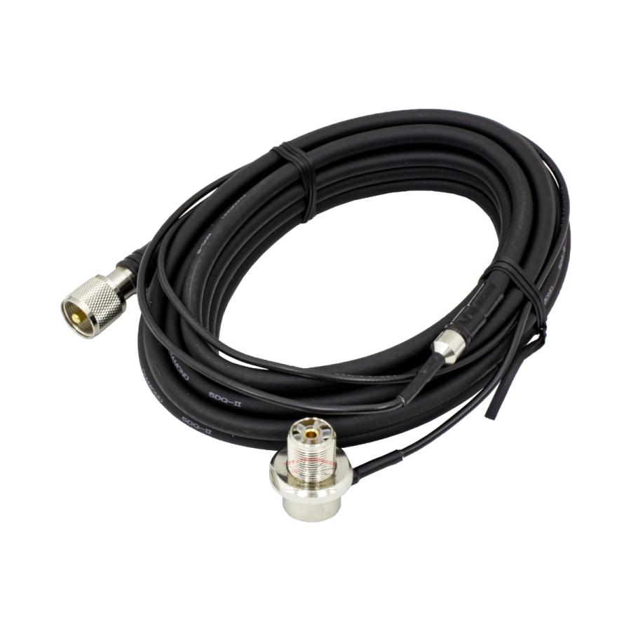 M625R ダイヤモンド 車載用ジョイントケーブルセット 1.5D 2.5m+5D 3.5m 全長6m | 第一電波工業 | 01