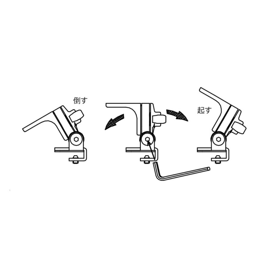 RS-020B ブラック コメット 超小型トランク・ハッチバック基台　角度調整機構付 | COMET（無線） | 04