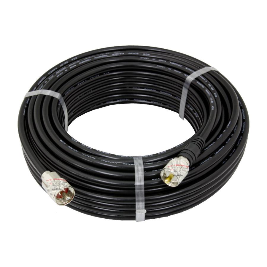 5D20MB ダイヤモンド 固定局用同軸ケーブルセット(5D-2V) 全長20m MP-MP(脱着式)コネクター付き | 第一電波工業 | 01