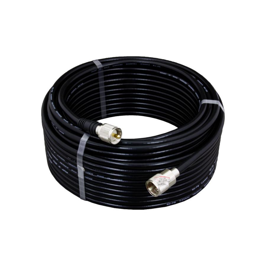 5DF25MB ダイヤモンド 固定局用低損失同軸ケーブルセット(5D-FB) 全長25mMP-MP(脱着式)コネクター付き | 第一電波工業 | 01