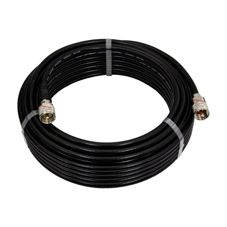 5DF15MB ダイヤモンド 固定局用低損失同軸ケーブルセット(5D-FB) 全長15m MP-MP(脱着式)コネクター付き | 第一電波工業 | 01