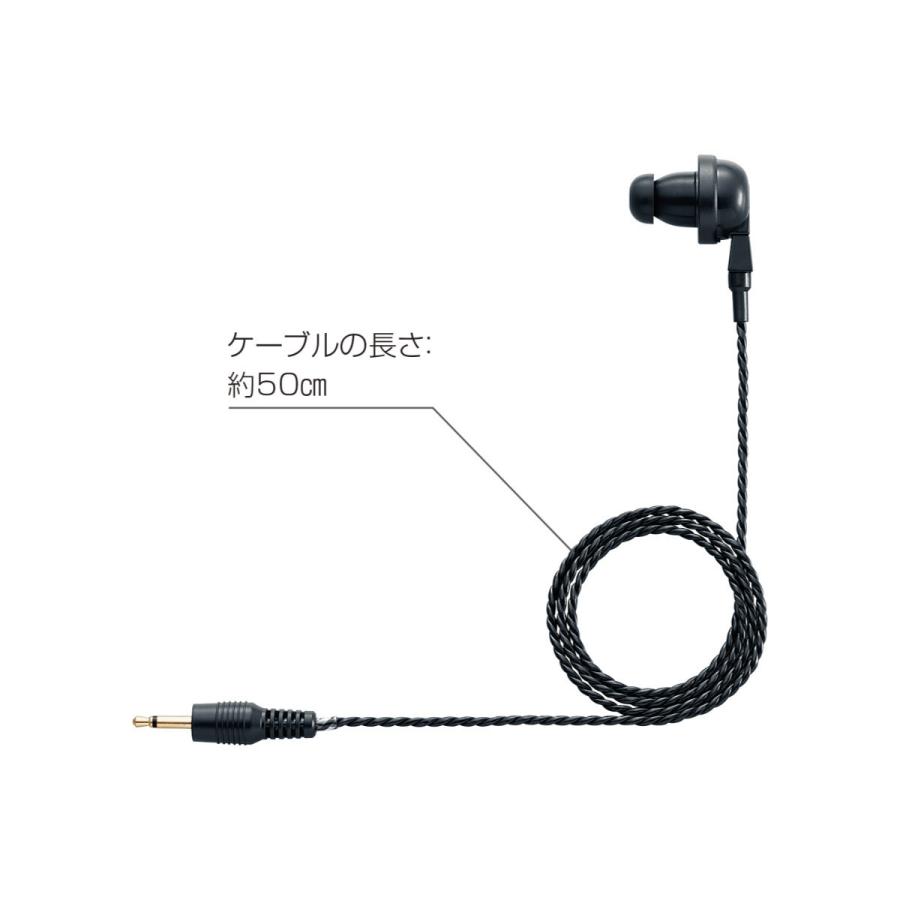 EH-15B アイコム イヤホン黒 プラグ径 2.5φ ケーブル長 50cm | ICOM | 02