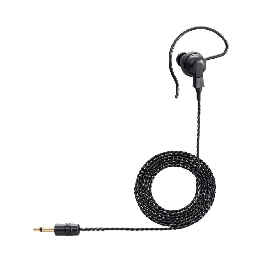 SP-16BW ブラック アイコム トランシーバー用耳かけイヤホン 3.5φストレートプラグ ケーブル長 1m | ICOM | 01