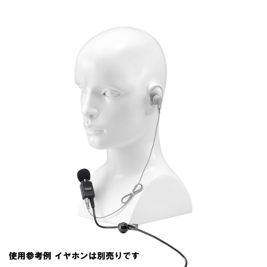 HM-163A アイコム 防水コネクタ/PTTスイッチ付タイピン型マイクロホン | ICOM | 03