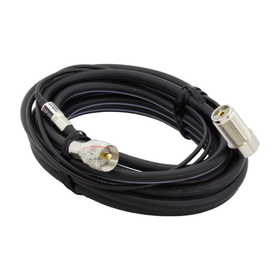 5K105M コメット 最高級 車載用同軸ケーブル 全長5m 1m+4m ケーブルは低損失のフジクラ製 | COMET（無線） | 01