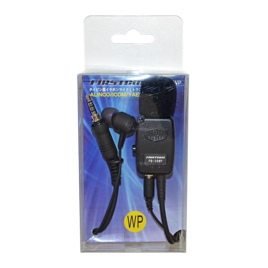 FB-26WP タイピン型イヤホンマイク 防水ジャック式 カナルタイプイヤホン付属 4極ネジ付き防水型 |  | 03
