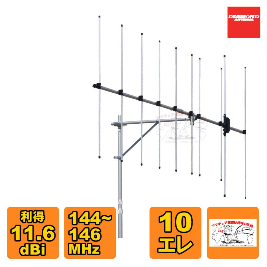 A144S10R2 ダイヤモンド 144MHz 10素子八木型 | 第一電波工業
