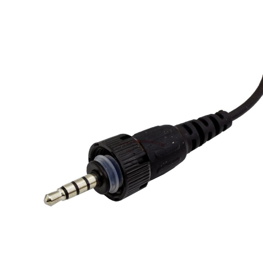 DEE40KCe ダイヤモンド ハンディ用耳掛けタイプ イヤホンマイク 替えイヤホンカバー付 1プラグ3.5Φ 4極防水ケンウッド用 | 第一電波工業 | 02