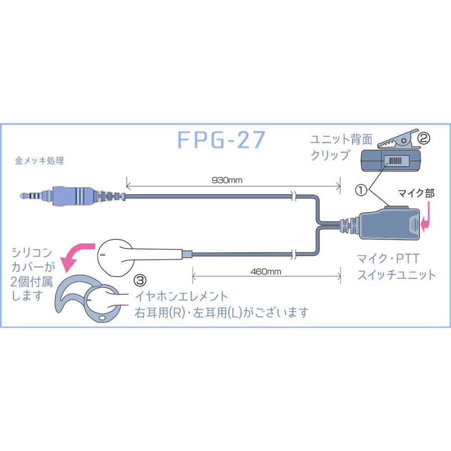 FPG-27RWP ファーストコム イヤホンマイクPROシリーズインナータイプ右耳用(R) |  | 02