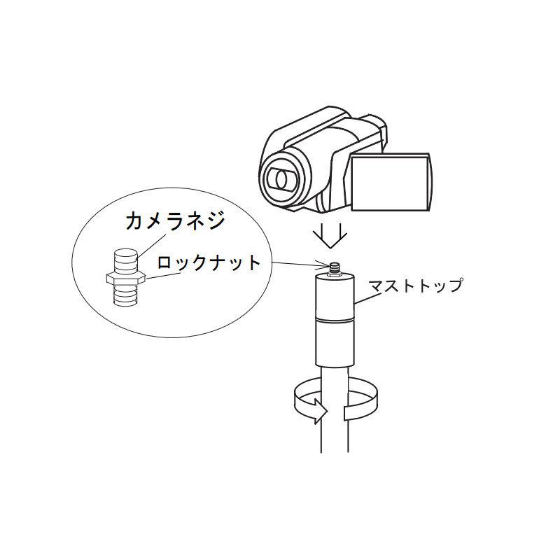 DAP600 ダイヤモンド 移動用5段伸縮型アンテナポール 6m AM600の後継品 | 第一電波工業 | 07