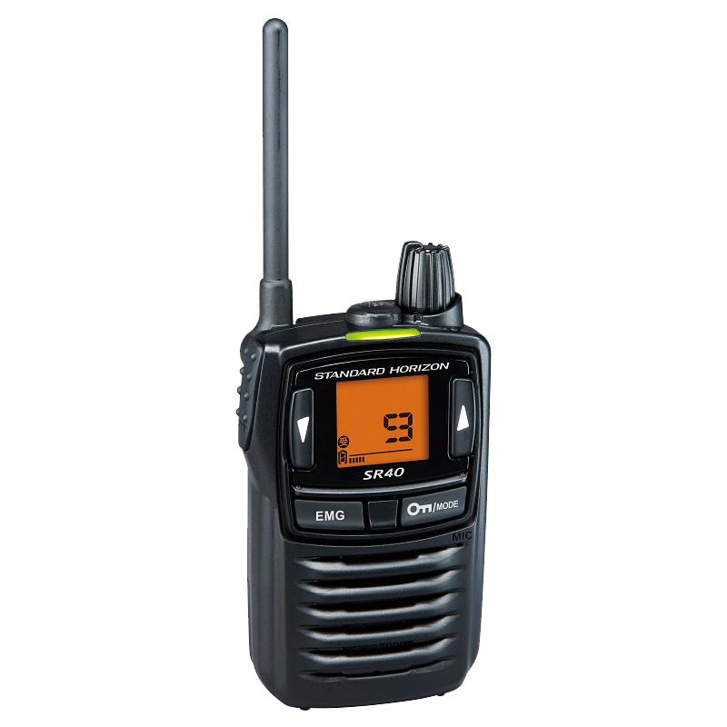 トランシーバー SR40 BLACK ブラック STR業務用通信機 特定小電力トランシーバー | 八重洲無線 | 02