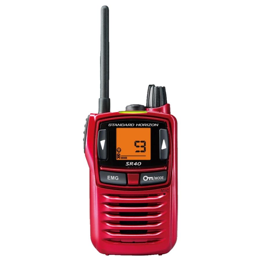 トランシーバー SR40 RED レッド STR業務用通信機 特定小電力トランシーバー | 八重洲無線 | 01