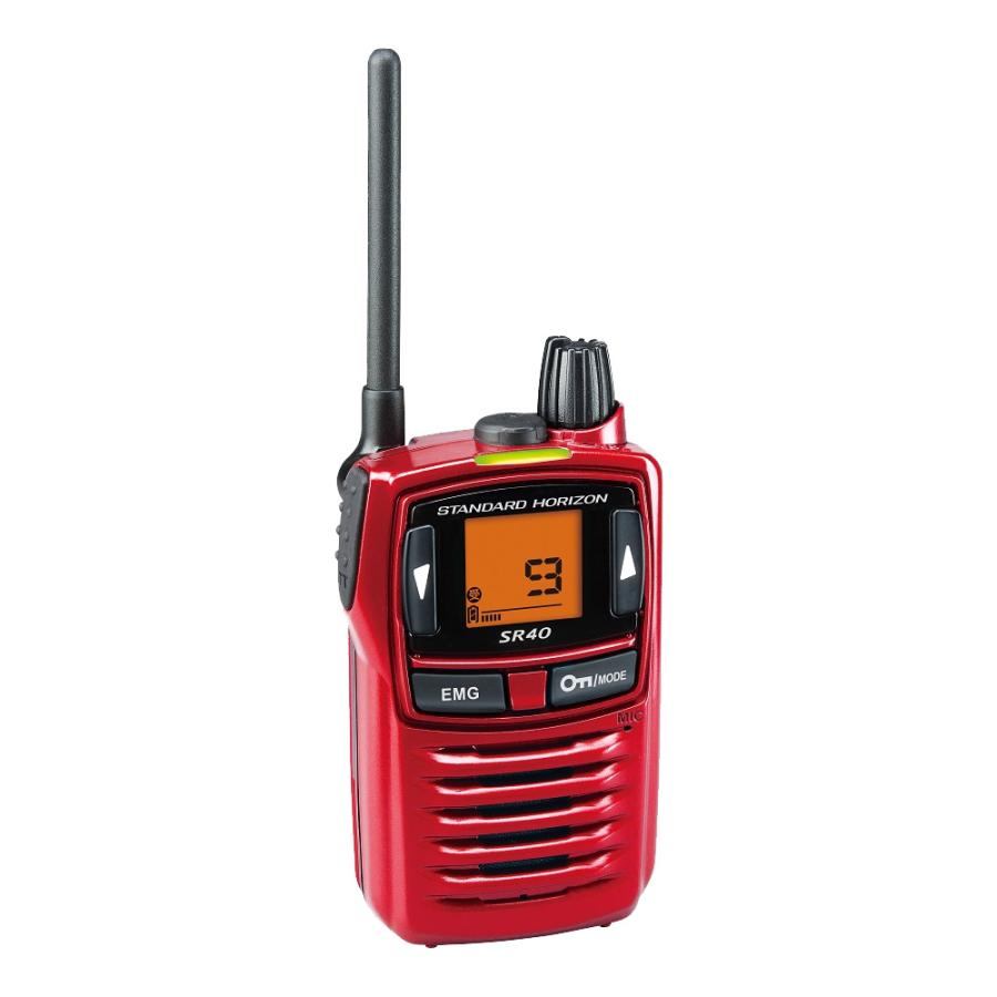 トランシーバー SR40 RED レッド STR業務用通信機 特定小電力トランシーバー | 八重洲無線 | 02