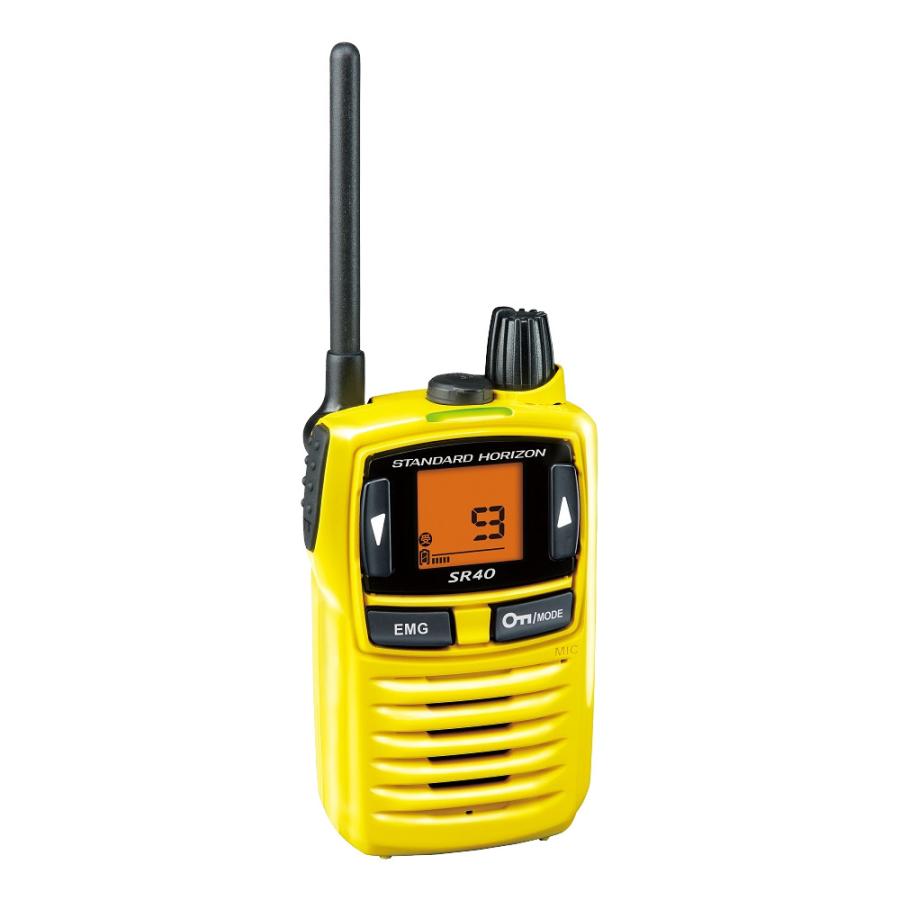 トランシーバー SR40 YELLOW イエロー STR業務用通信機 特定小電力トランシーバー | 八重洲無線 | 02
