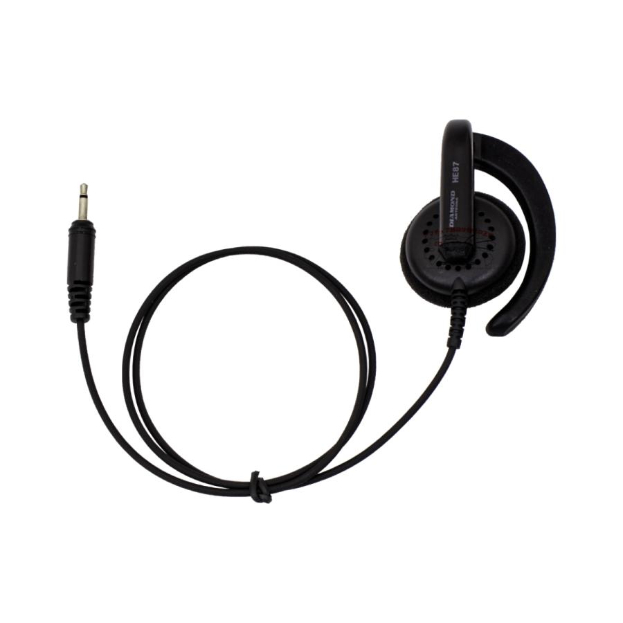 HE87KS ダイヤモンド ハンディ用耳掛け式イヤホン 2.5φストレートタイプ | 第一電波工業 | 01