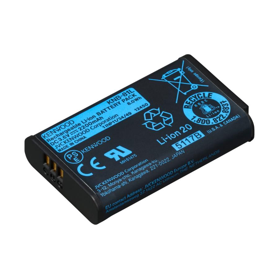 KNB-81L リチウムイオンバッテリーパック TPZ-D510用 | ケンウッド | 01