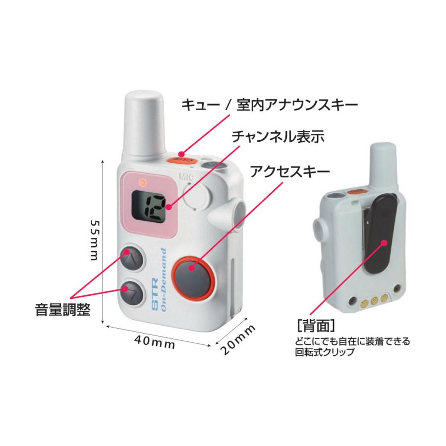 トランシーバー SRFD10 BLACK スタンダードホライゾン 交互/中継通話対応特定小電力トランシーバー 超小型、軽量50ｇ、中継通話対応、３年長期保証 | 八重洲無線 | 02