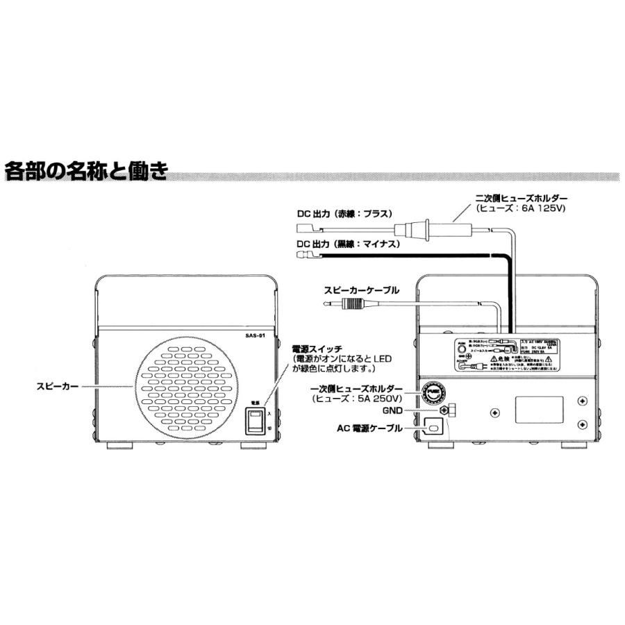 SAS-01A スタンダードホライゾン 卓上用安定化電源 スピーカー内蔵 FTM320R用 | 八重洲無線 | 02