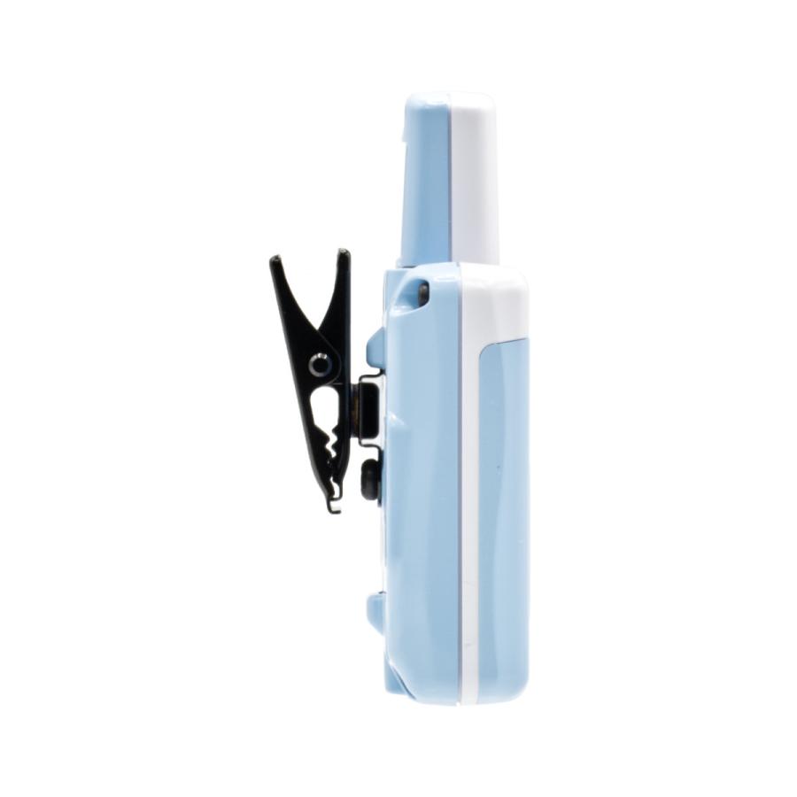 トランシーバー DJ-PX7A アクアブルー アルインコ 超小型特定小電力トランシーバー ラペルトーク２ ACSH・エアクローンと無線連結中継に対応 | ALINCO | 04