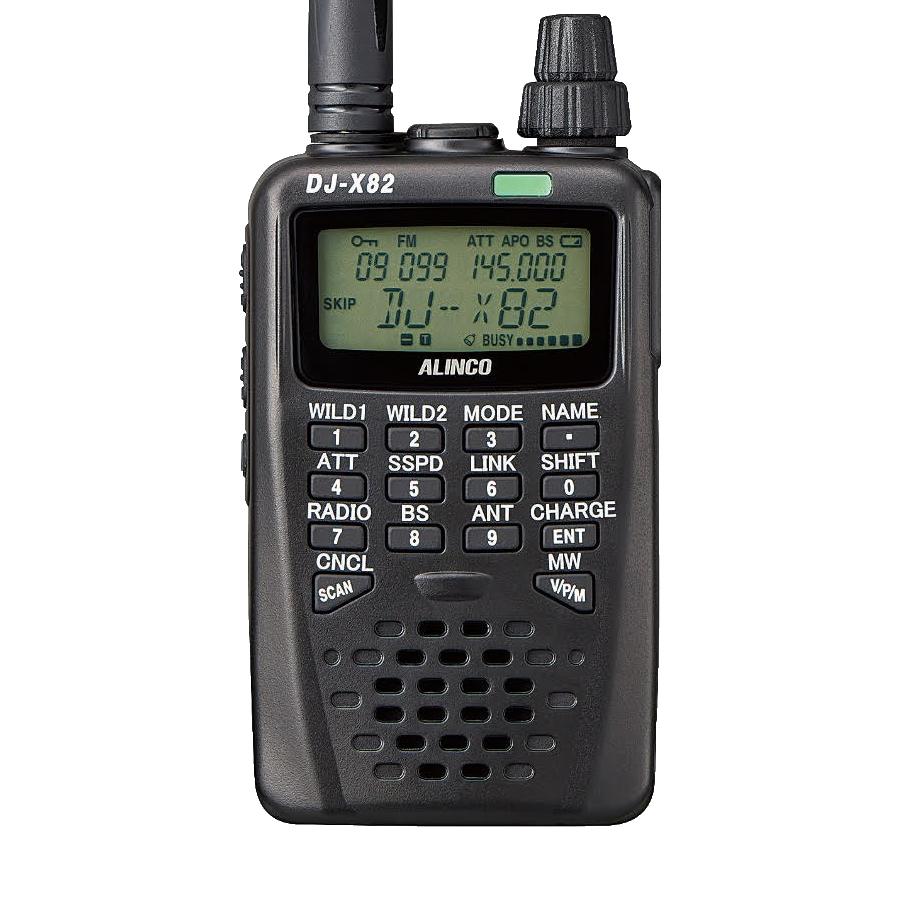 DJ-X82 エアーバンドスペシャル＆受信改造済 アルインコ コミュニケーション・レシーバー 108〜470MHz AM/FM FM放送76-108MHz受信対応 | ALINCO | 03