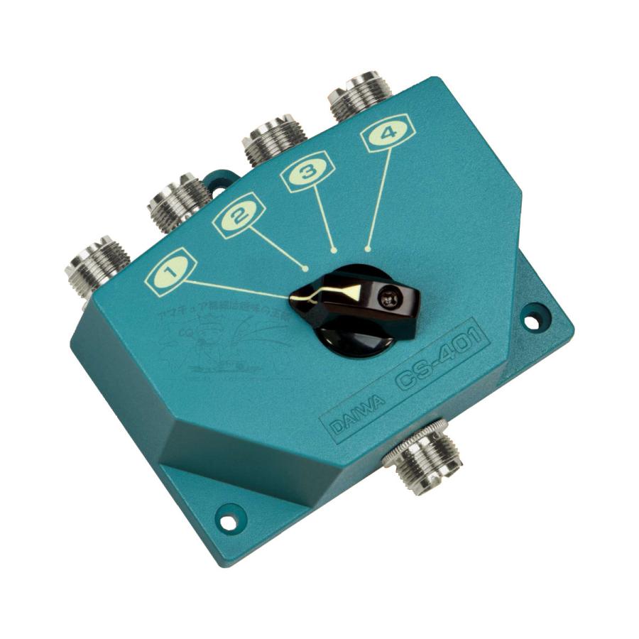 CS-401 ダイワインダストリ 同軸切替器 1回路4接点 DC-500MHz M-J型 |  | 01