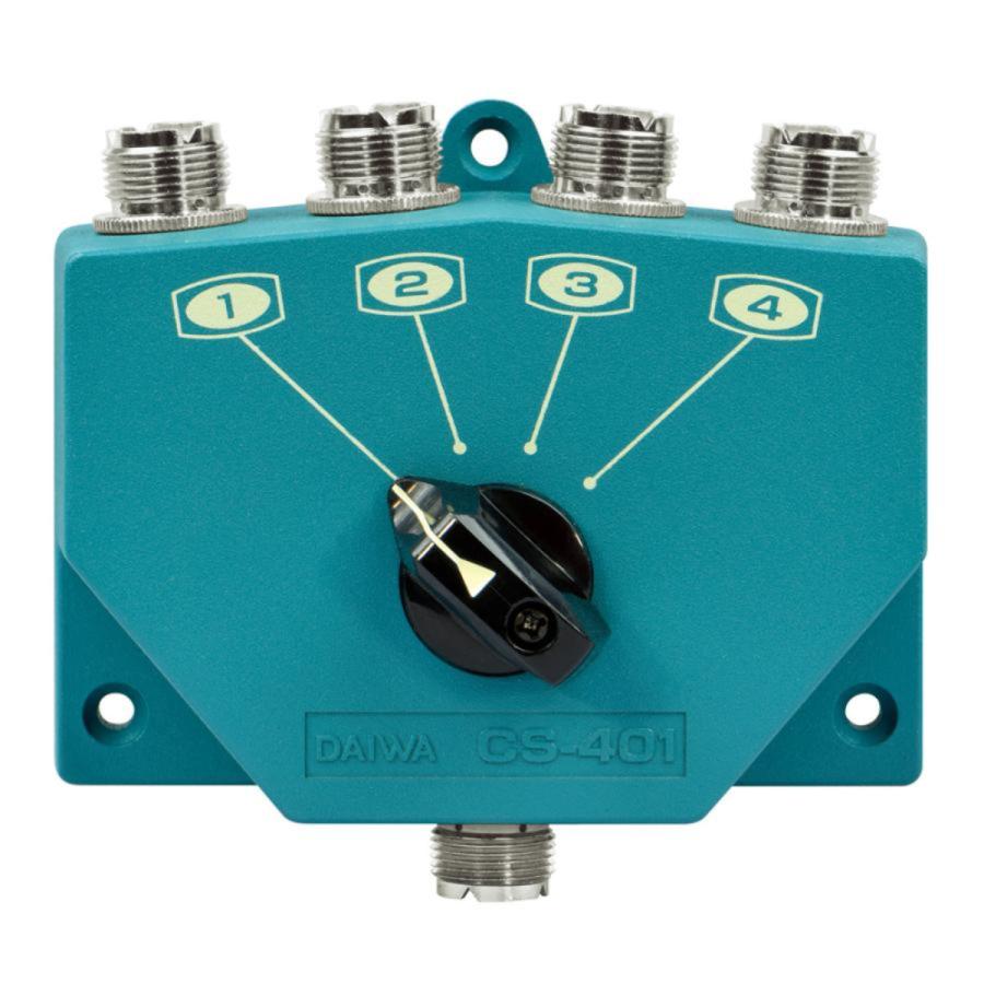CS-401 ダイワインダストリ 同軸切替器 1回路4接点 DC-500MHz M-J型 |  | 02