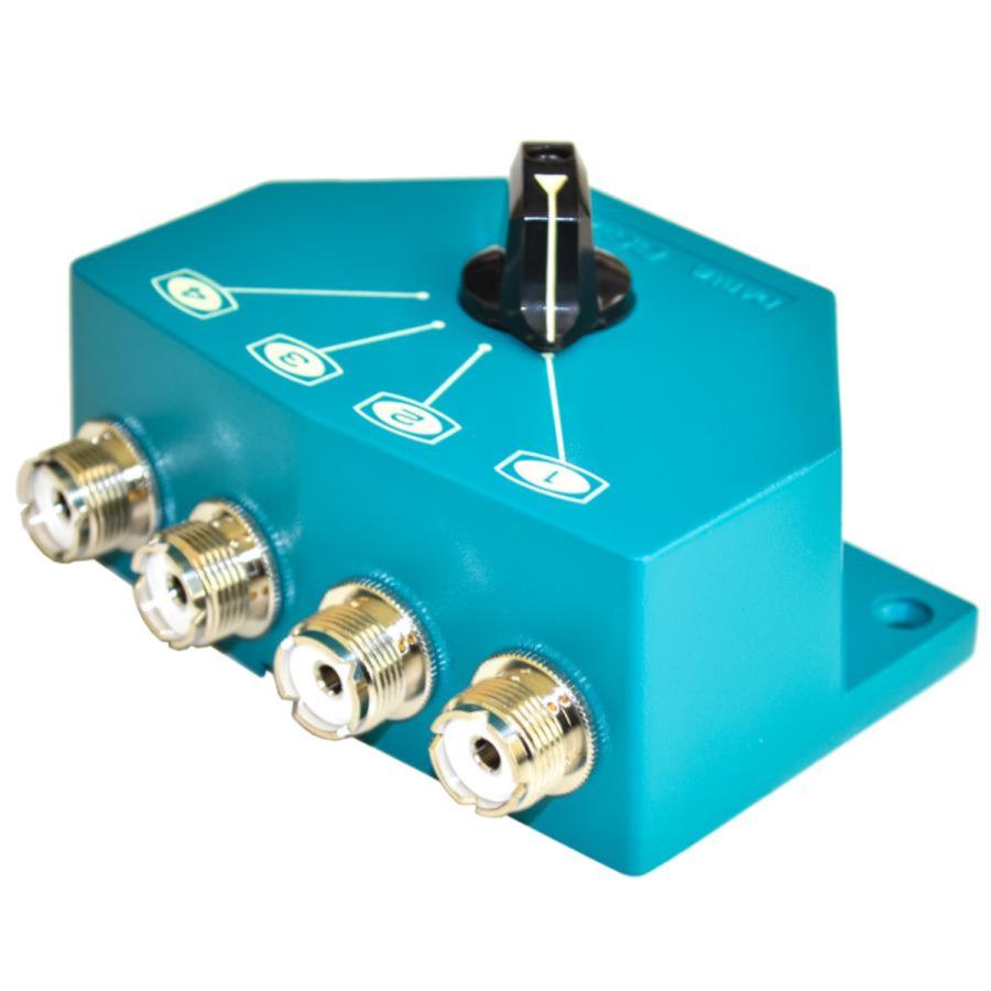 CS-401 ダイワインダストリ 同軸切替器 1回路4接点 DC-500MHz M-J型 |  | 03