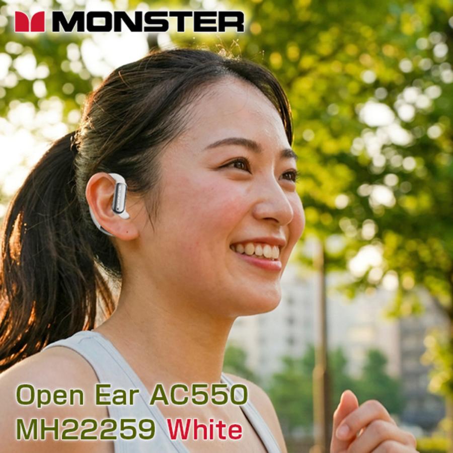 MH22259(WH)ホワイト MONSTER Bluetoothオープンイヤーイヤホン Open Ear AC550 | MONSTER（オーディオ） | 05