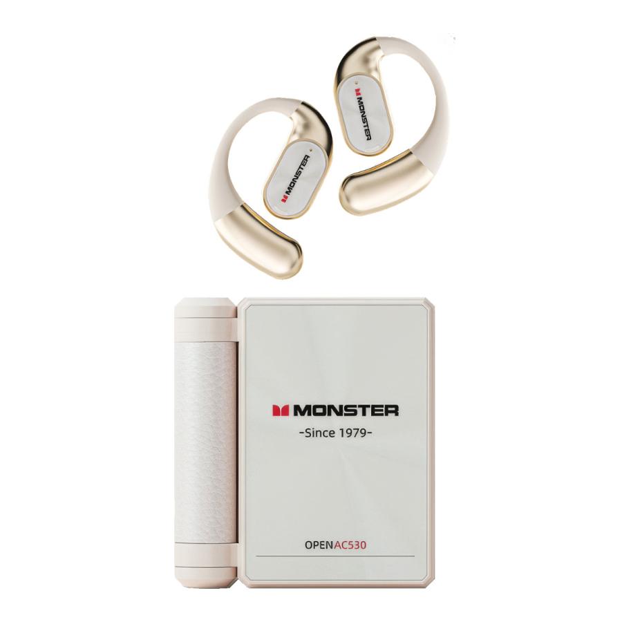 MH22248(WH)ホワイト MONSTER Bluetoothイヤホン Open Ear AC530 | MONSTER（オーディオ） | 01