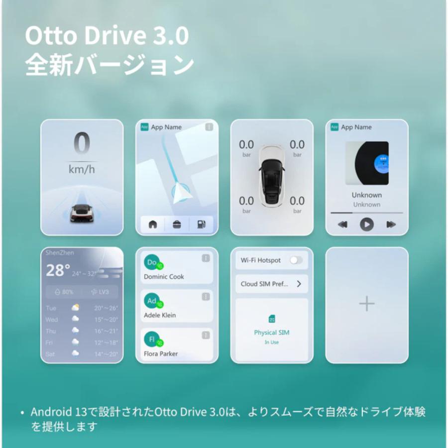 PCS61-TJ オットキャスト Ottocast OTTOAIBOX P3 Pro HDMI出力端子搭載 Android13.0 HDMI出力/8GB+128GB/GPS内蔵 CarPlay AI Box Android アダプター | ottocast | 17