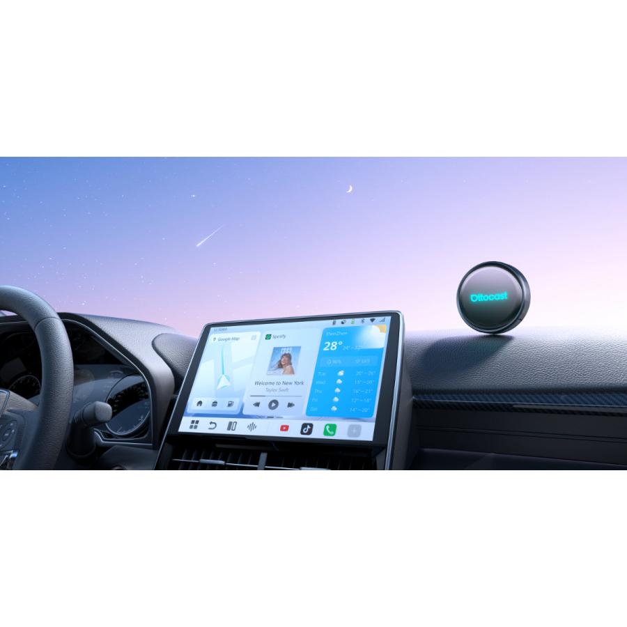 PCS61-TJ オットキャスト Ottocast OTTOAIBOX P3 Pro HDMI出力端子搭載 Android13.0 HDMI出力/8GB+128GB/GPS内蔵 CarPlay AI Box Android アダプター | ottocast | 09