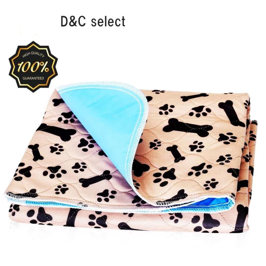 犬 子犬 トイレ周りの汚れ防止 躾 トレーニング 防水再利用可能なベッドマット