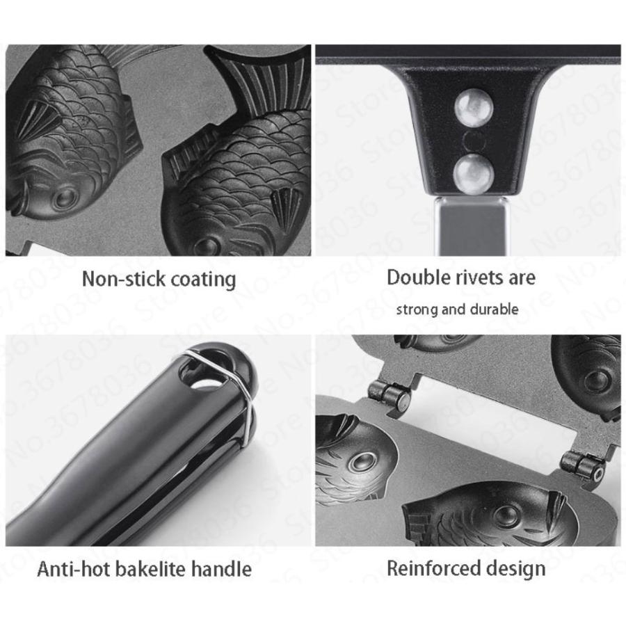 自分で作る鯛焼き器 鉄板 たい焼き パンケーキ 大判焼き オリジナルのお菓子 おやつ作りに Katei032 D C Select 通販 Yahoo ショッピング