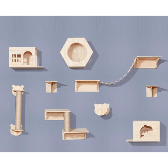 爆売り 猫用 アスレチック カプセルボックス付きラグジュアリーセット St５ 猫の部屋を素敵にdiy 猫用家具 おもちゃ おすすめ ツリーやタワーもいいけどこれも 代引不可 Www Foroactua Com