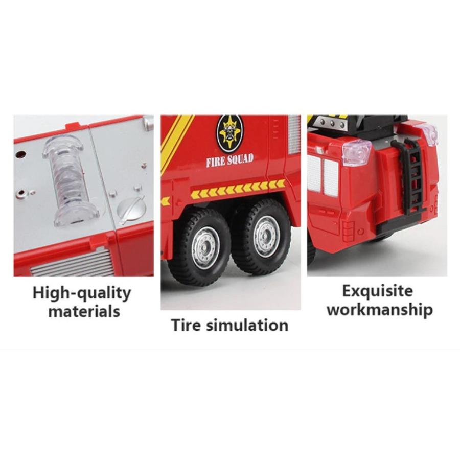 人気の緊急車両 消防車 サイレンを鳴らして消火に出動！放水開始ー！ 人気おすすめの子供のおもちゃ玩具 プレゼント ギフト 景品 贈り物｜dcse｜09
