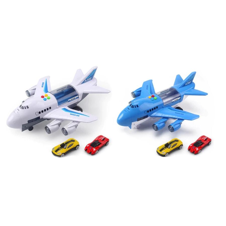 人気の子供のおもちゃ 大きな飛行機と車２台その他 おすすめのセット ライト点灯 くるまを飛行機に搭載できちゃう Omocha022 D C Select 通販 Yahoo ショッピング