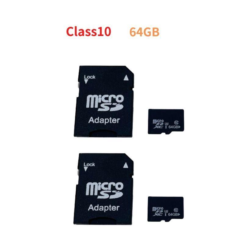マイクロsdカード 64GB 2枚お得セット SDカード 64gb microSDカード メモリーカード microSD UHS-1 U3 高速Class10 安定 MicroSDメモリーカード アダプター付｜dct-shop｜02