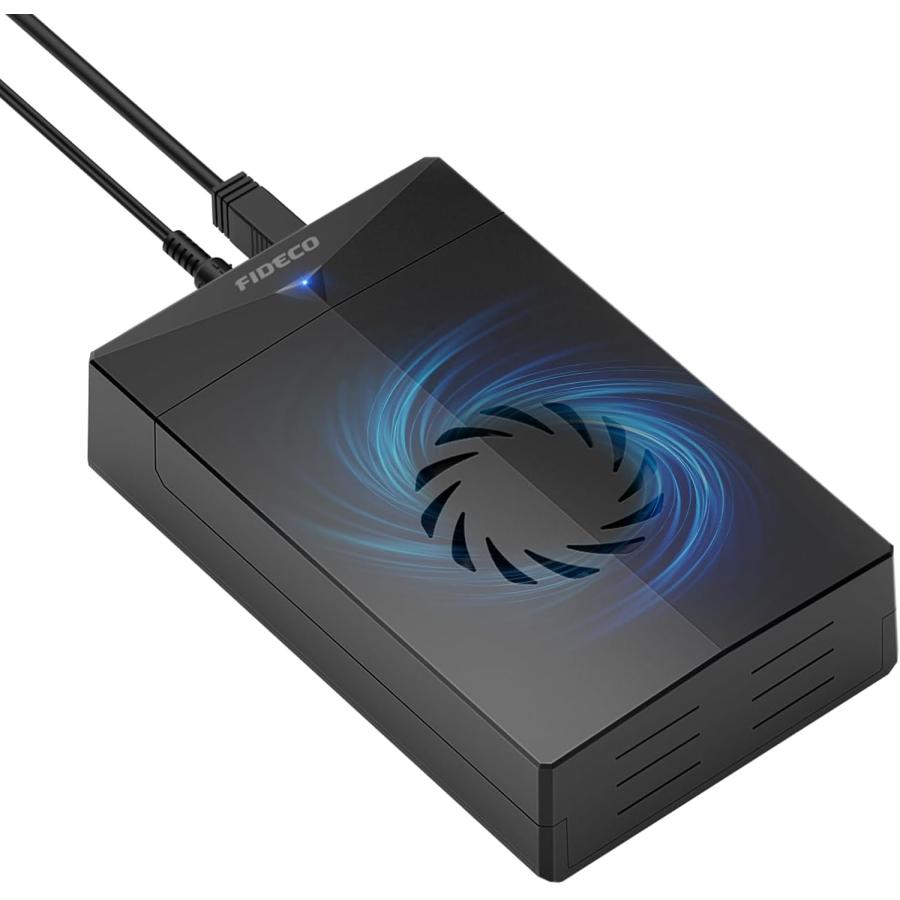 hdd ケース FIDECO ハードドライブエンクロージャ 冷却ファン付 3.5
