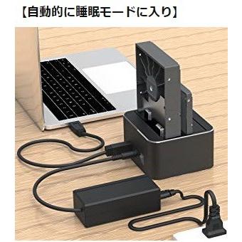 FIDECO HDDクローンスタンド HDDスタンド 高速USB3.0対応 ストーレジ・クローン・USBハブ・クイックチャージの4in1機能付き｜dct-shop｜14