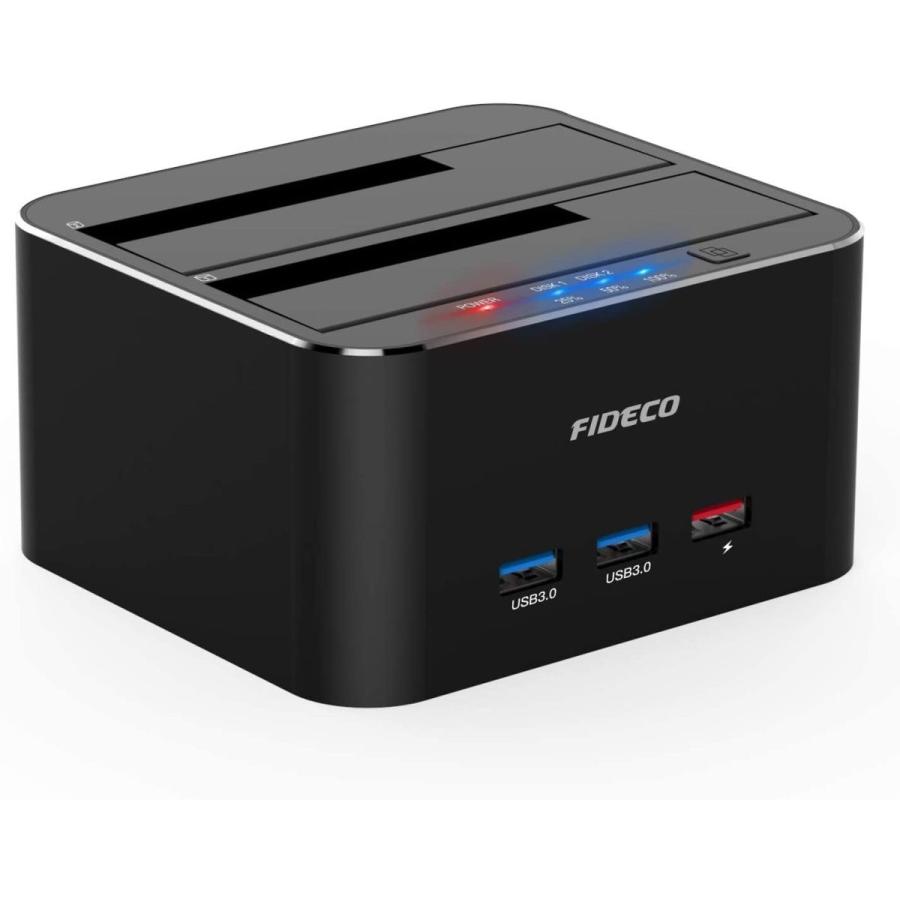 FIDECO HDDクローンスタンド HDDスタンド 高速USB3.0対応 ストーレジ・クローン・USBハブ・クイックチャージの4in1機能付き｜dct-shop｜22