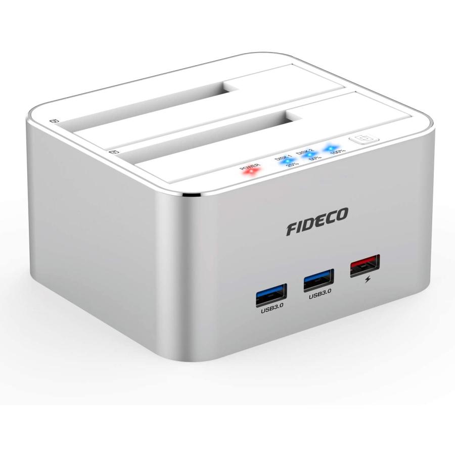 FIDECO HDDクローンスタンド HDDスタンド 高速USB3.0対応 ストーレジ・クローン・USBハブ・クイックチャージの4in1機能付き｜dct-shop｜23