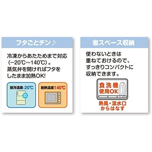 キチントさん ごはん冷凍保存容器 一膳分 250ml 5個入り|dd-world|05