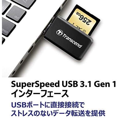 トランセンドジャパン Transcend USB 3.1 Super Speed カードリーダー (SD/SDHC UHS-I/SDXC UHS-I/｜dd-world｜02