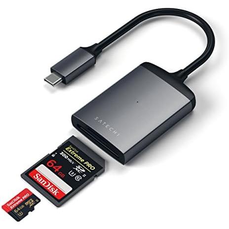 Satechi Type-C アルミニウム UHS-II Micro/SDカードリーダー (iMacPro  MacBook Pro/Air2018以｜dd-world｜05